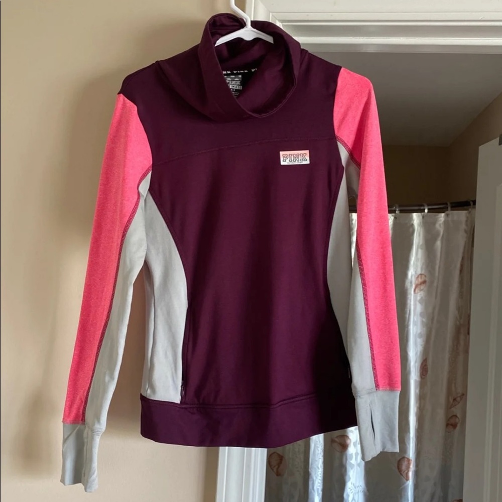 PINK Victoria's Secret Purple and Pink Women's Top